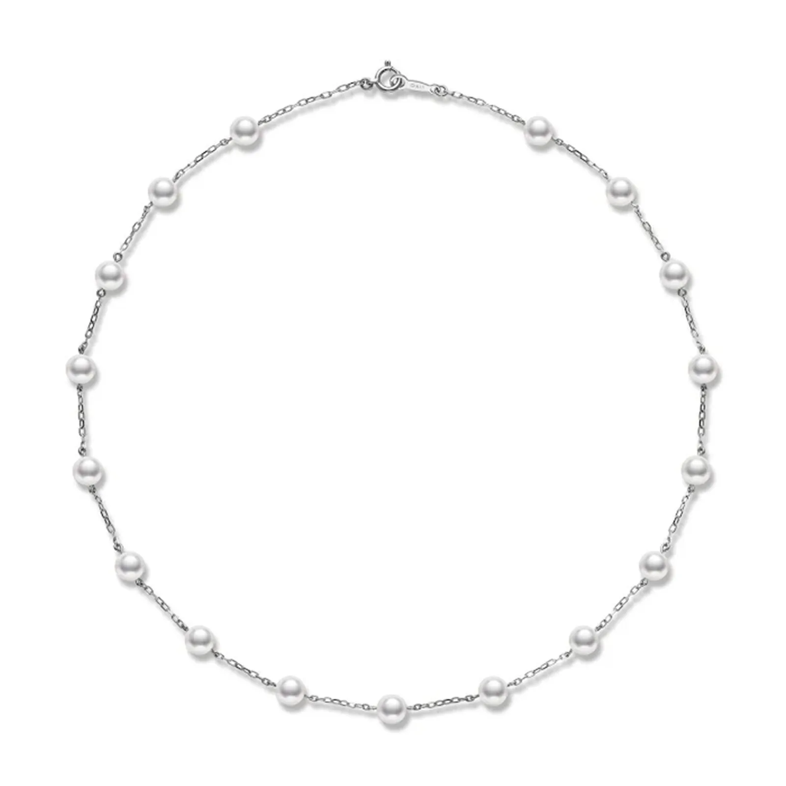 Mikimoto 18ct White Gold Akoya Pearl Necklace