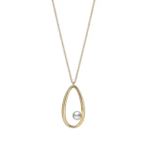 Mikimoto 18ct Yellow Gold Akoya Moon Dew 60cm Necklace