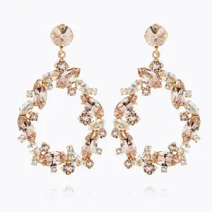 Million Reason Earring / Crystal   Silk Caroline Svedbom