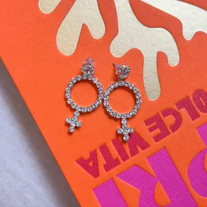 Mini Alexandra Earrings / Crystal Caroline Svedbom