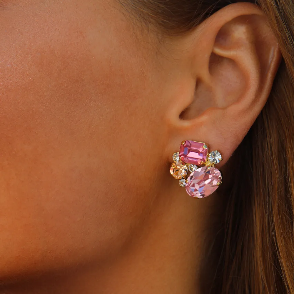 Mini Carolina Earrings / Pink Combo Caroline Svedbom