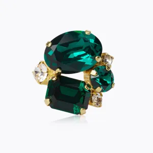 Mini Carolina Ring / Emerald Caroline Svedbom