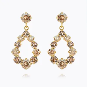Mini Delia Earrings / Golden Combo Caroline Svedbom