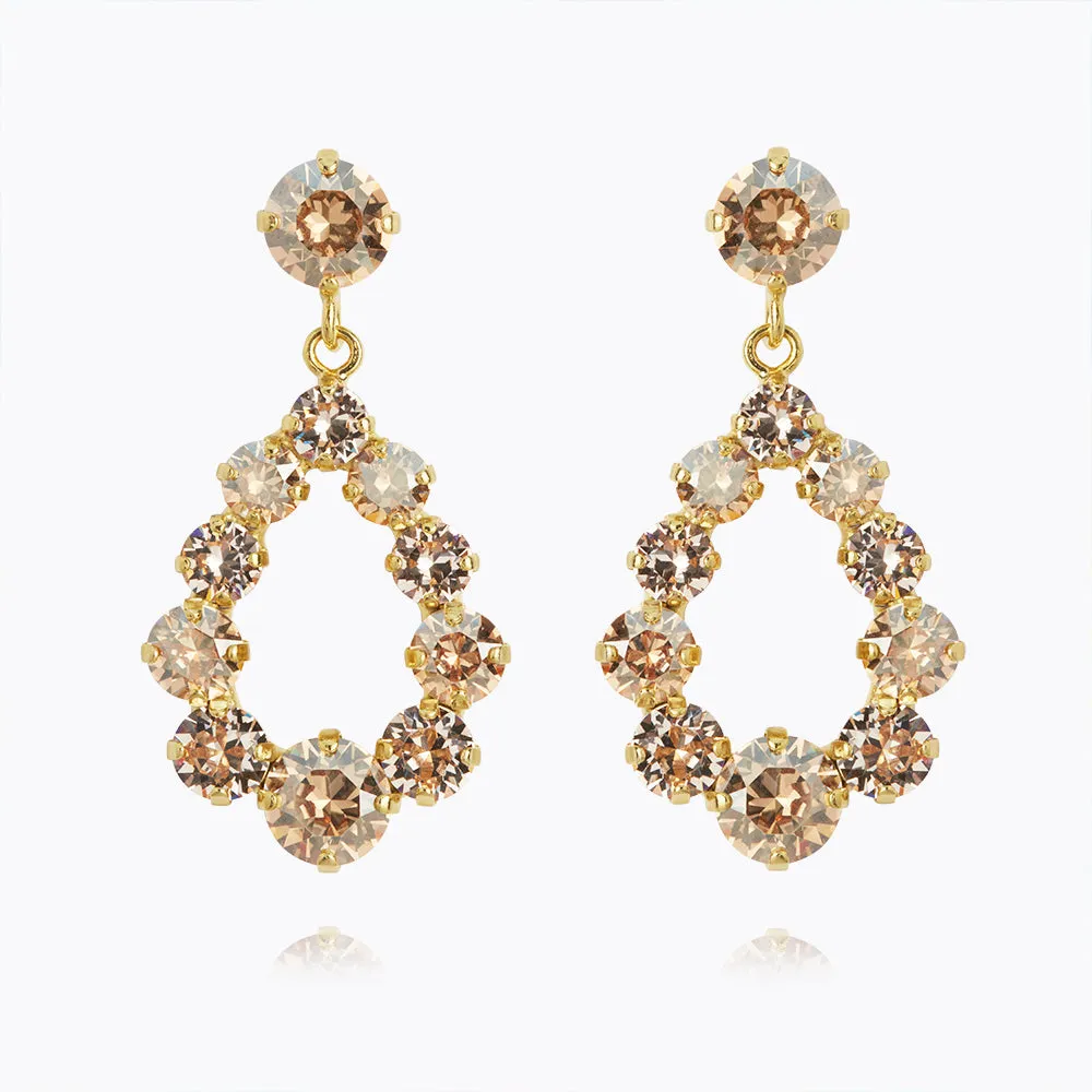 Mini Delia Earrings / Golden Combo Caroline Svedbom