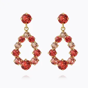 Mini Delia Earrings / Peach Combo Caroline Svedbom