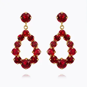 Mini Delia Earrings / Red Combo Caroline Svedbom
