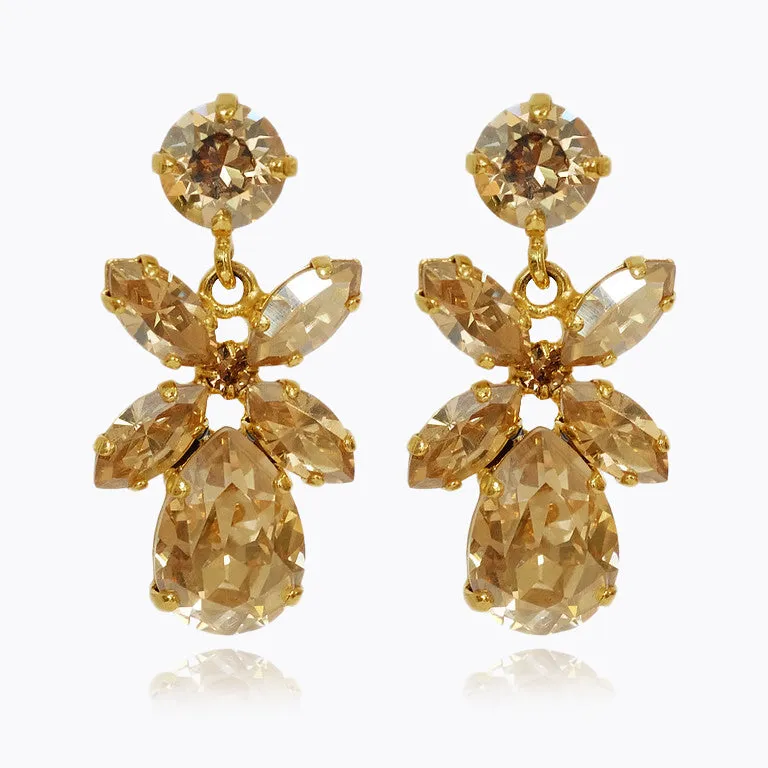 Mini Dione Earring / Golden Shadow Caroline Svedbom