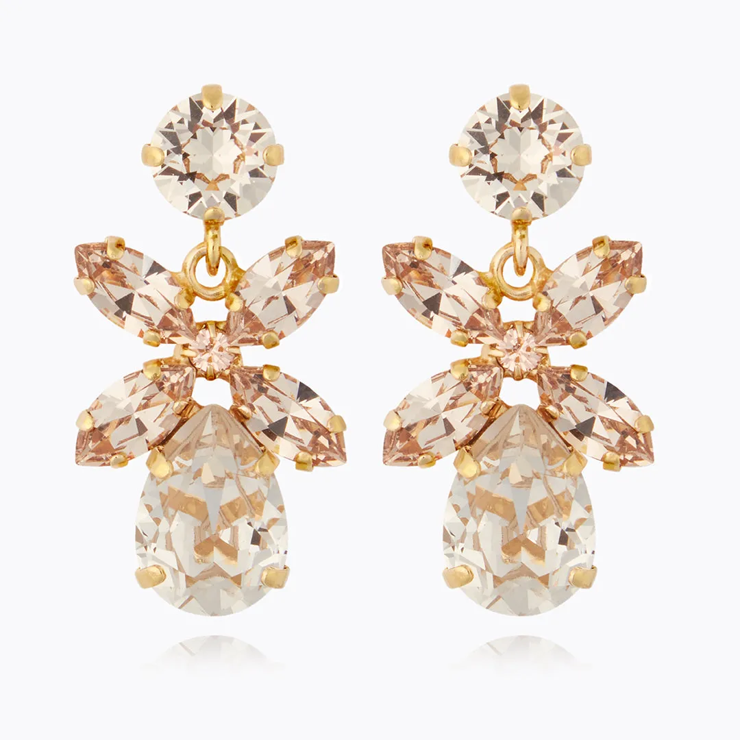 Mini Dione Earrings / Silk Caroline Svedbom