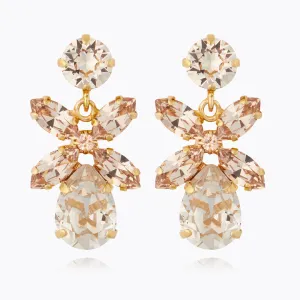Mini Dione Earrings / Silk Caroline Svedbom