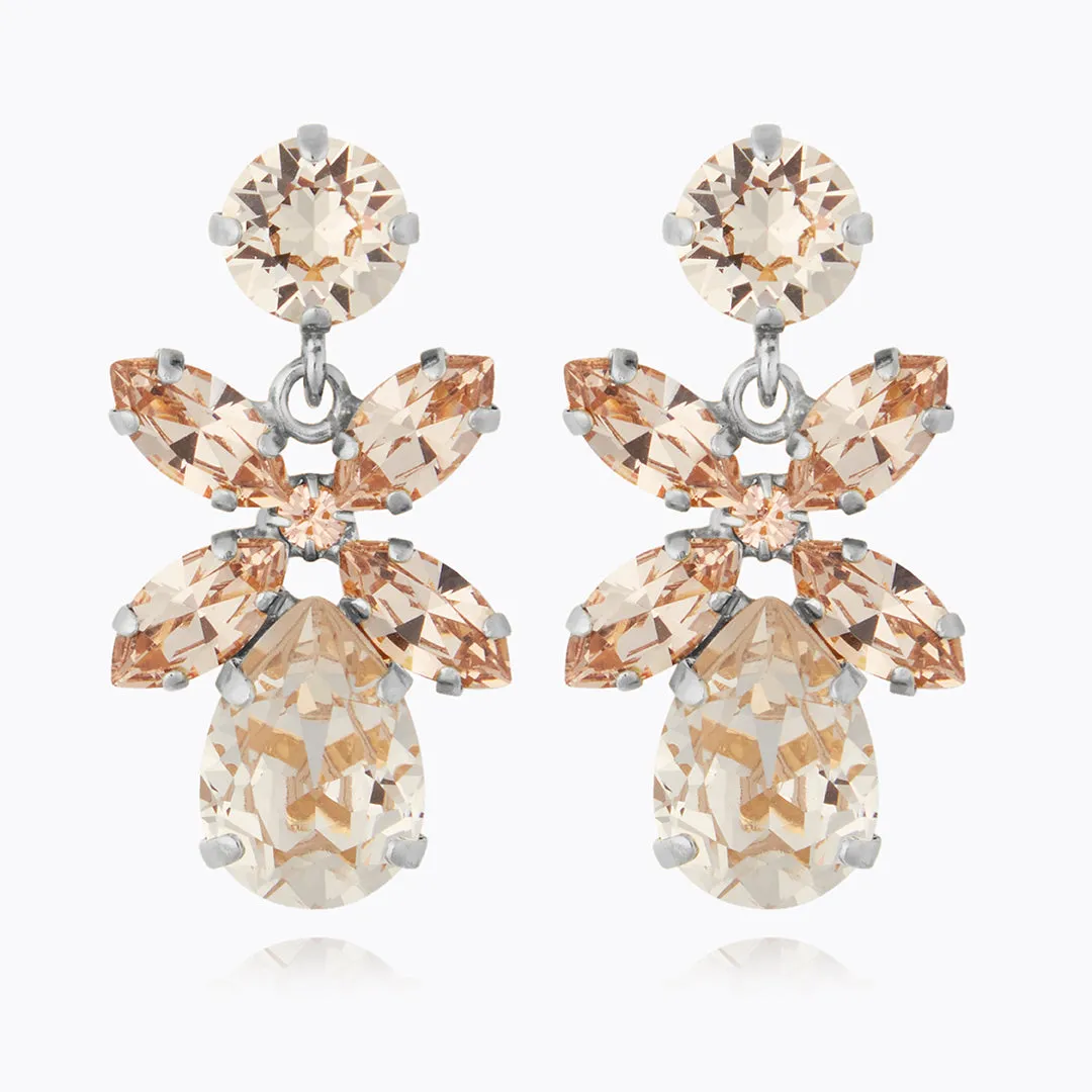 Mini Dione Earrings / Silk Caroline Svedbom