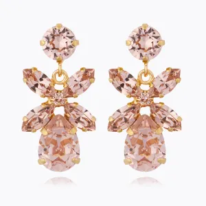 Mini Dione Earrings / Vintage Rose Caroline Svedbom