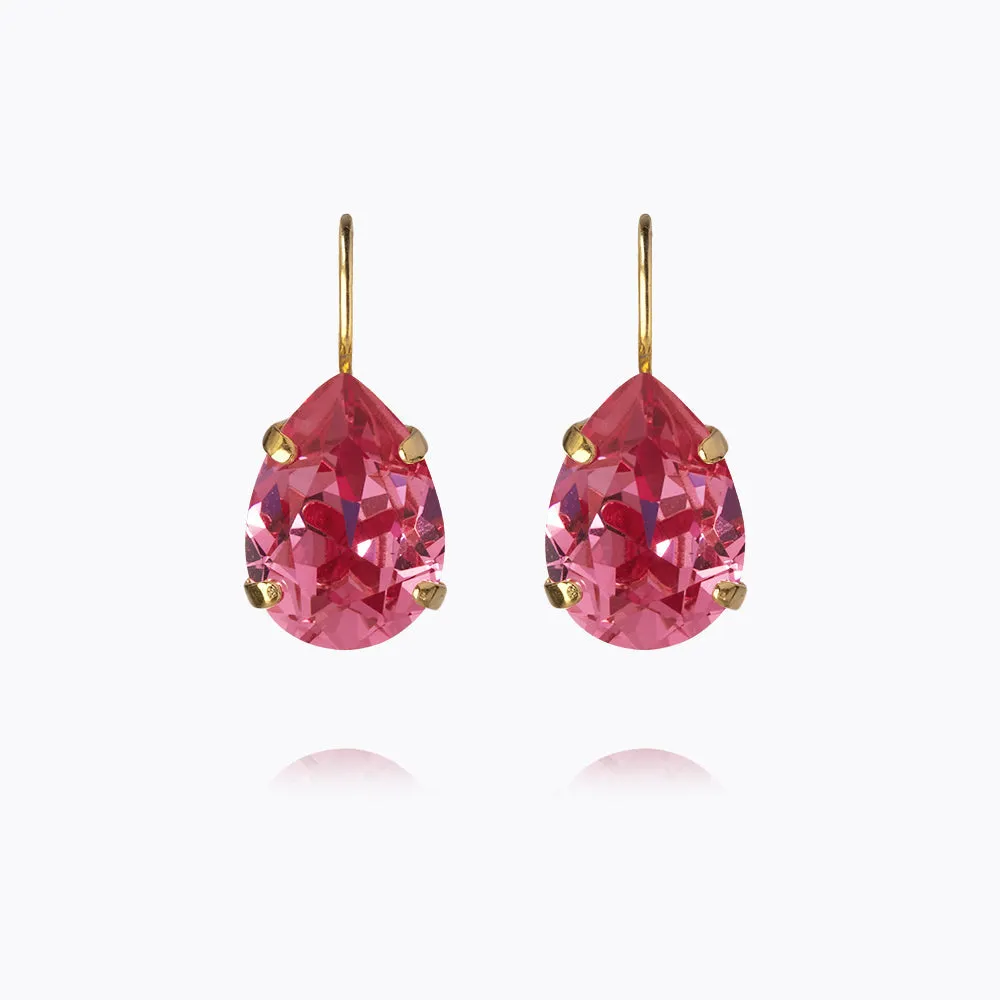 Mini Drop Clasp Earrings / Rose Caroline Svedbom