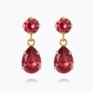 Mini Drop Earrings / Mulberry Red Caroline Svedbom