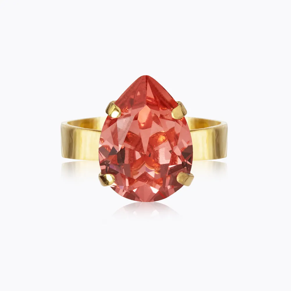 Mini Drop Ring / Rose Peach Caroline Svedbom