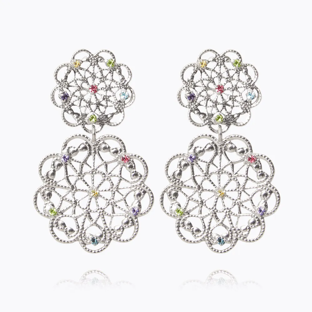 Mini Gardenia Earrings / Rainbow Combo Caroline Svedbom