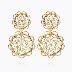 Mini Gardenia Earrings / Rainbow Combo Caroline Svedbom