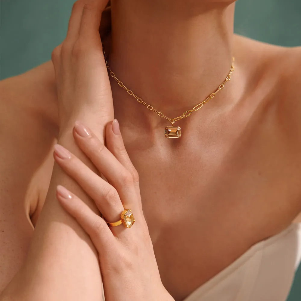 Mini Lydia Necklace / Golden Shadow Caroline Svedbom