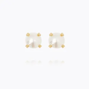 Mini Stud Earrings / Pearl Caroline Svedbom
