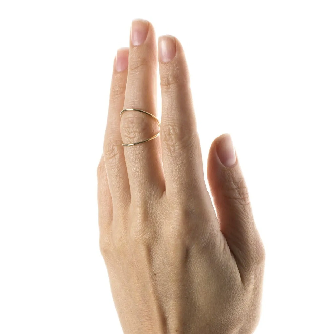 Mini Viper Gold Ring Gold