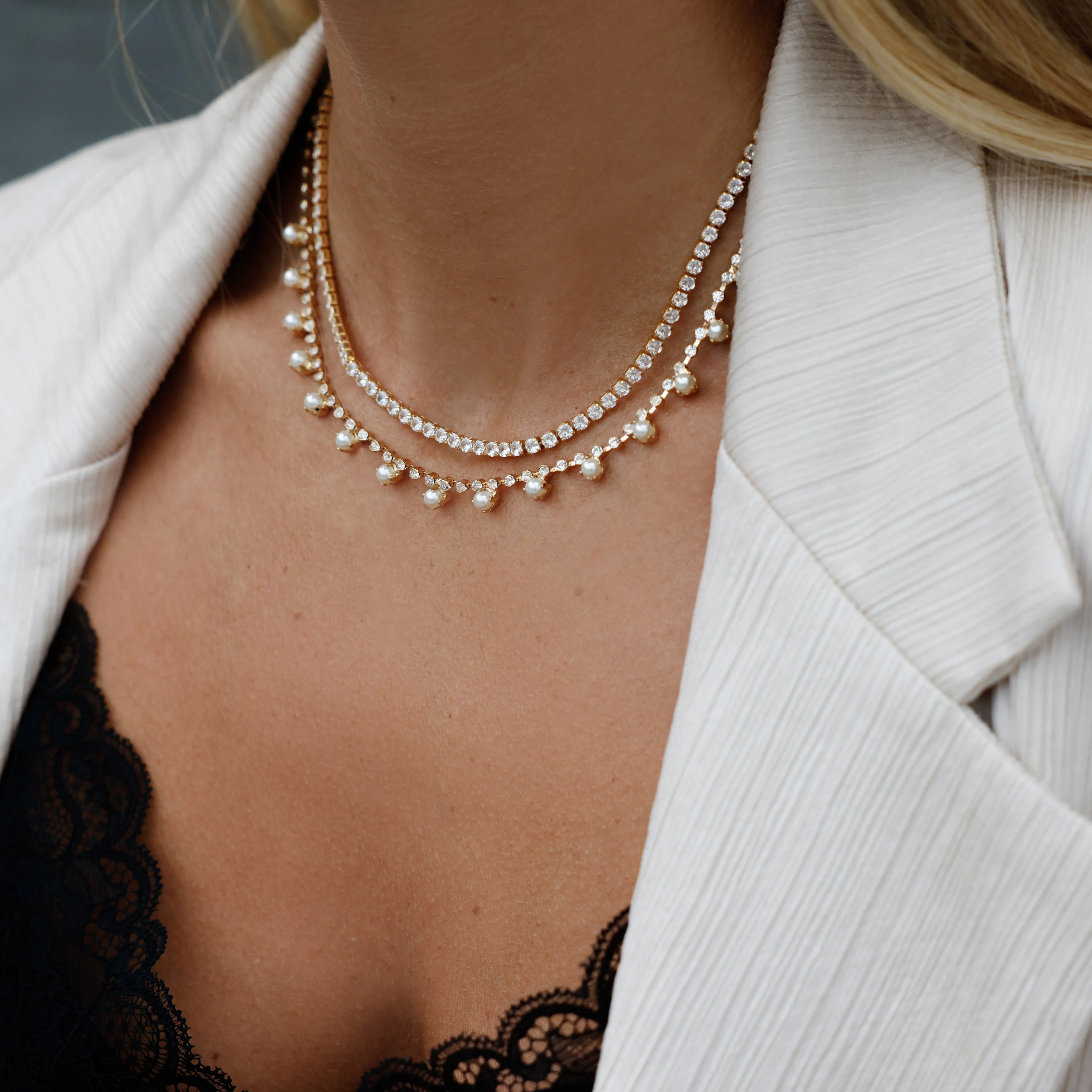 Mini Zara Necklace / Crystal Caroline Svedbom