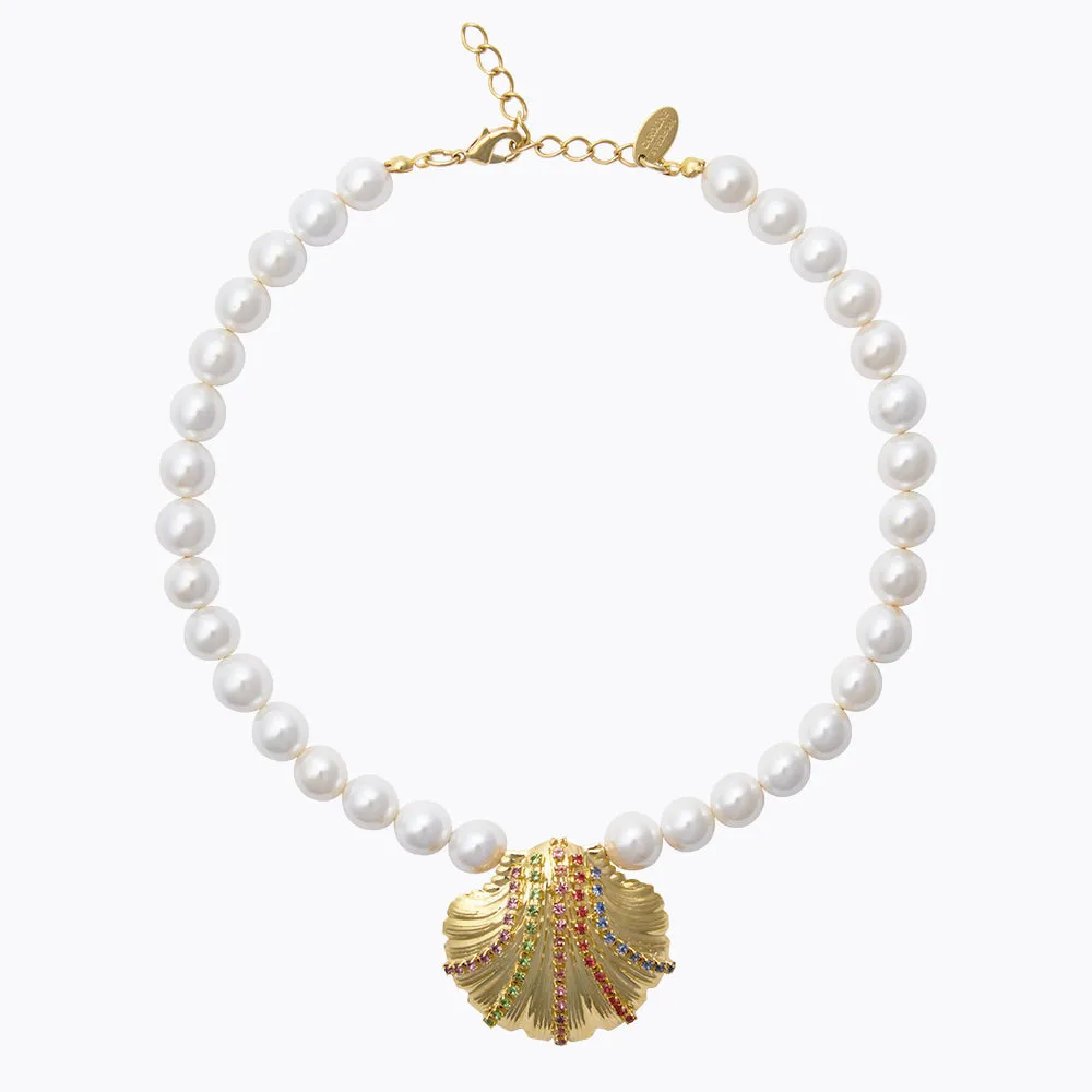 Mirella Pearl Choker / Rainbow Combo Caroline Svedbom