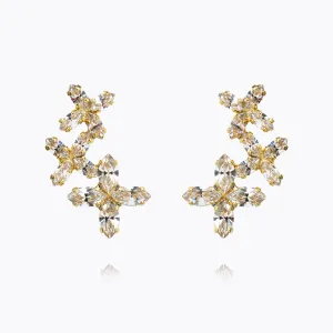 Multi Star Cuff Earrings / Crystal Caroline Svedbom