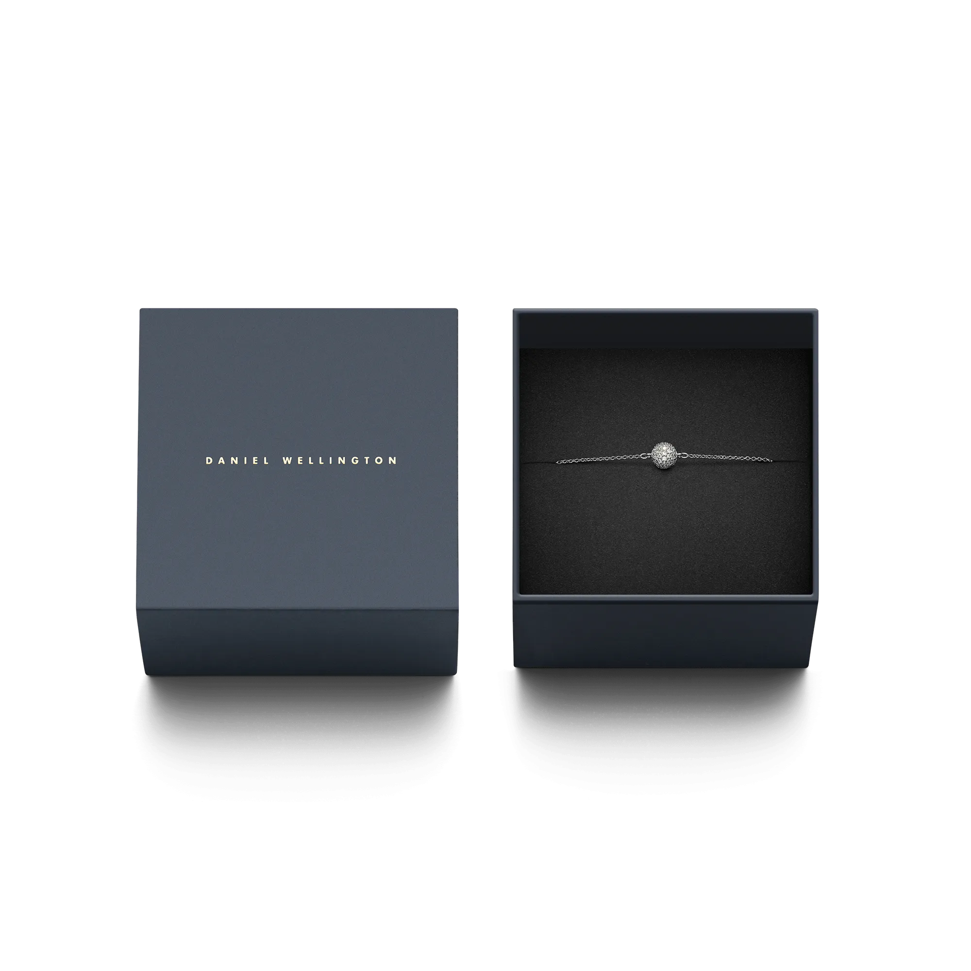 Pavé Crystal Pendant Bracelet Silver Daniel Wellington