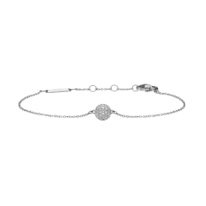 Pavé Crystal Pendant Bracelet Silver Daniel Wellington