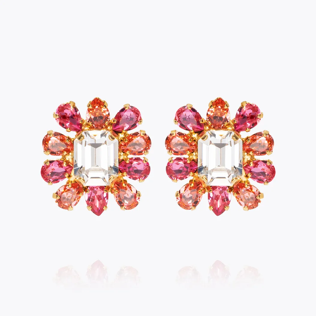 Peony Earrings / Coral Combo Caroline Svedbom