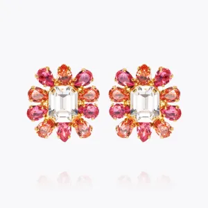 Peony Earrings / Coral Combo Caroline Svedbom
