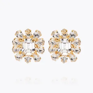 Peony Earrings / Crystal Caroline Svedbom