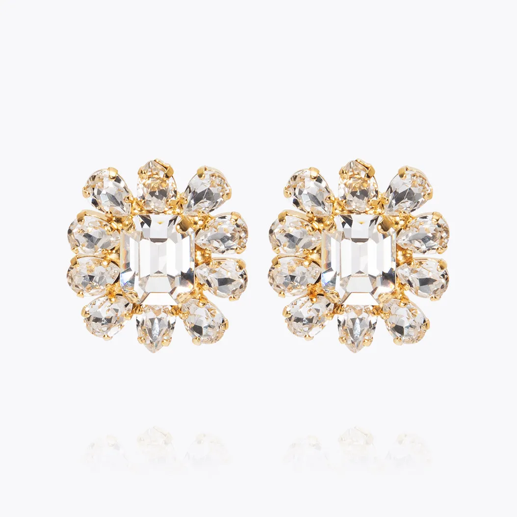 Peony Earrings / Crystal Caroline Svedbom