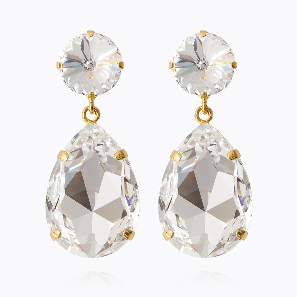 Perfect Drop Earrings / Crystal Caroline Svedbom