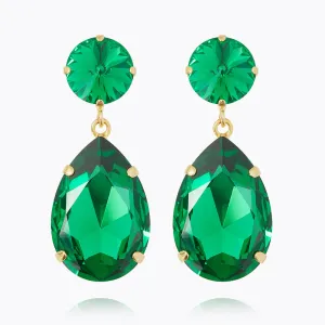 Perfect Drop Earrings / Majestic Green Caroline Svedbom