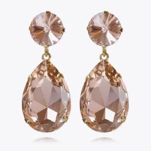 Perfect Drop Earrings / Vintage Rose Caroline Svedbom