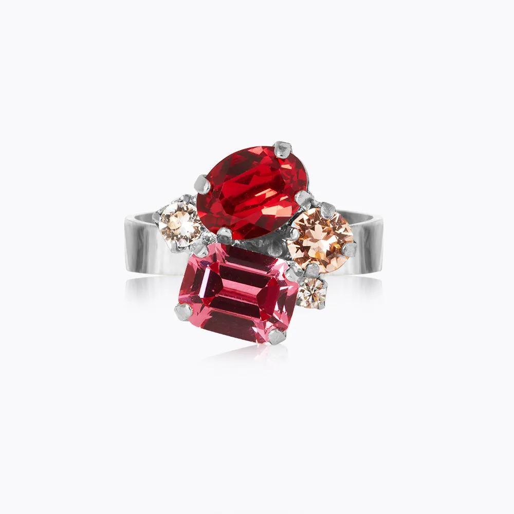 Petite Carolina Ring / Scarlet Combo Caroline Svedbom