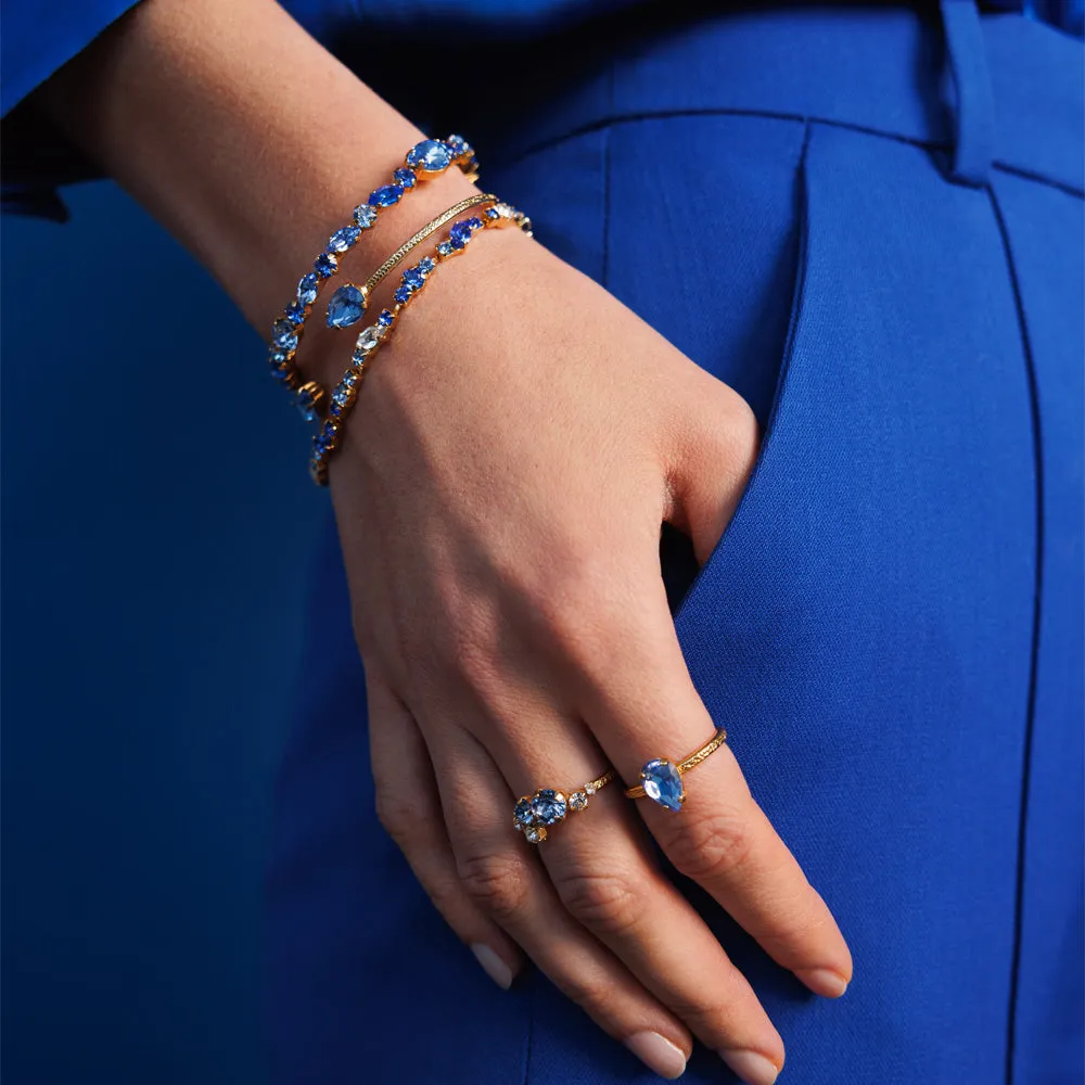 Petite Drop Bracelet / Lapis Caroline Svedbom