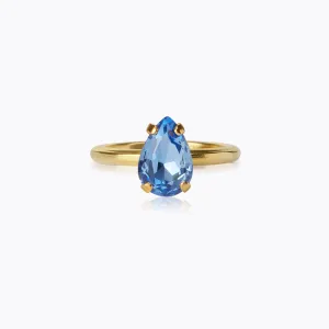 Petite Drop Ring / Lapis Caroline Svedbom