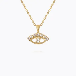 Petite Greek Eye Necklace / Crystal Caroline Svedbom