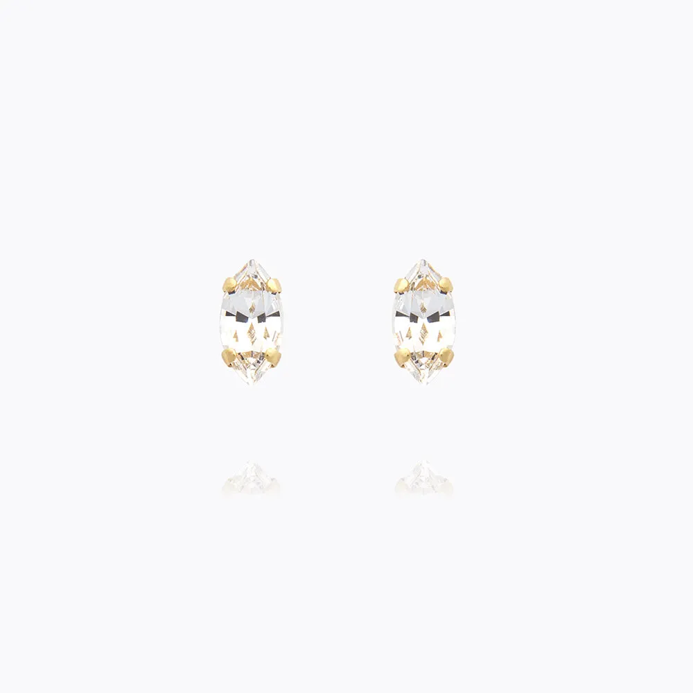 Petite Navette Earrings / Crystal Caroline Svedbom