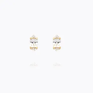 Petite Navette Earrings / Crystal Caroline Svedbom