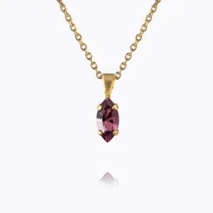 Petite Navette Necklace / Iris Caroline Svedbom