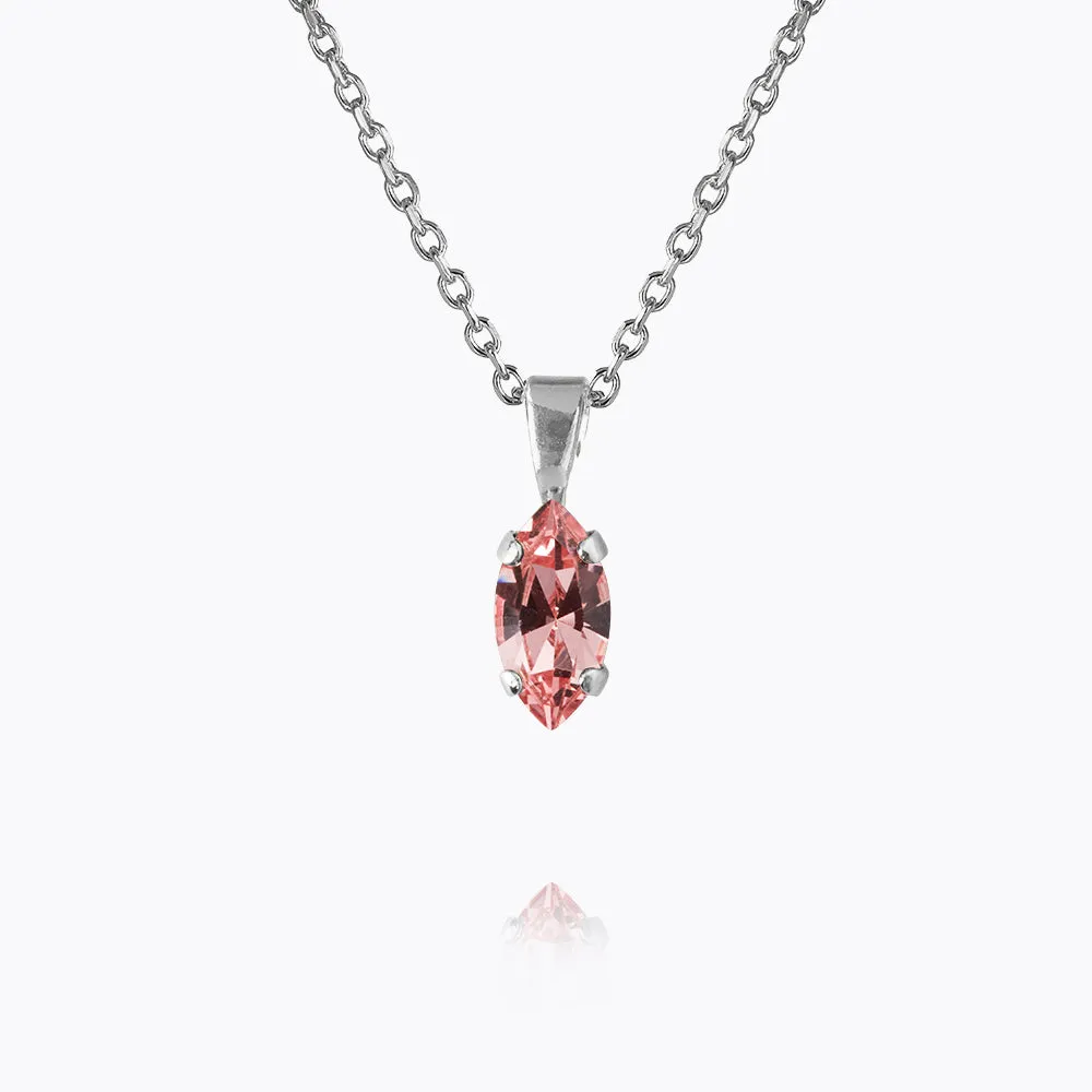 Petite Navette Necklace / Light Rose Caroline Svedbom