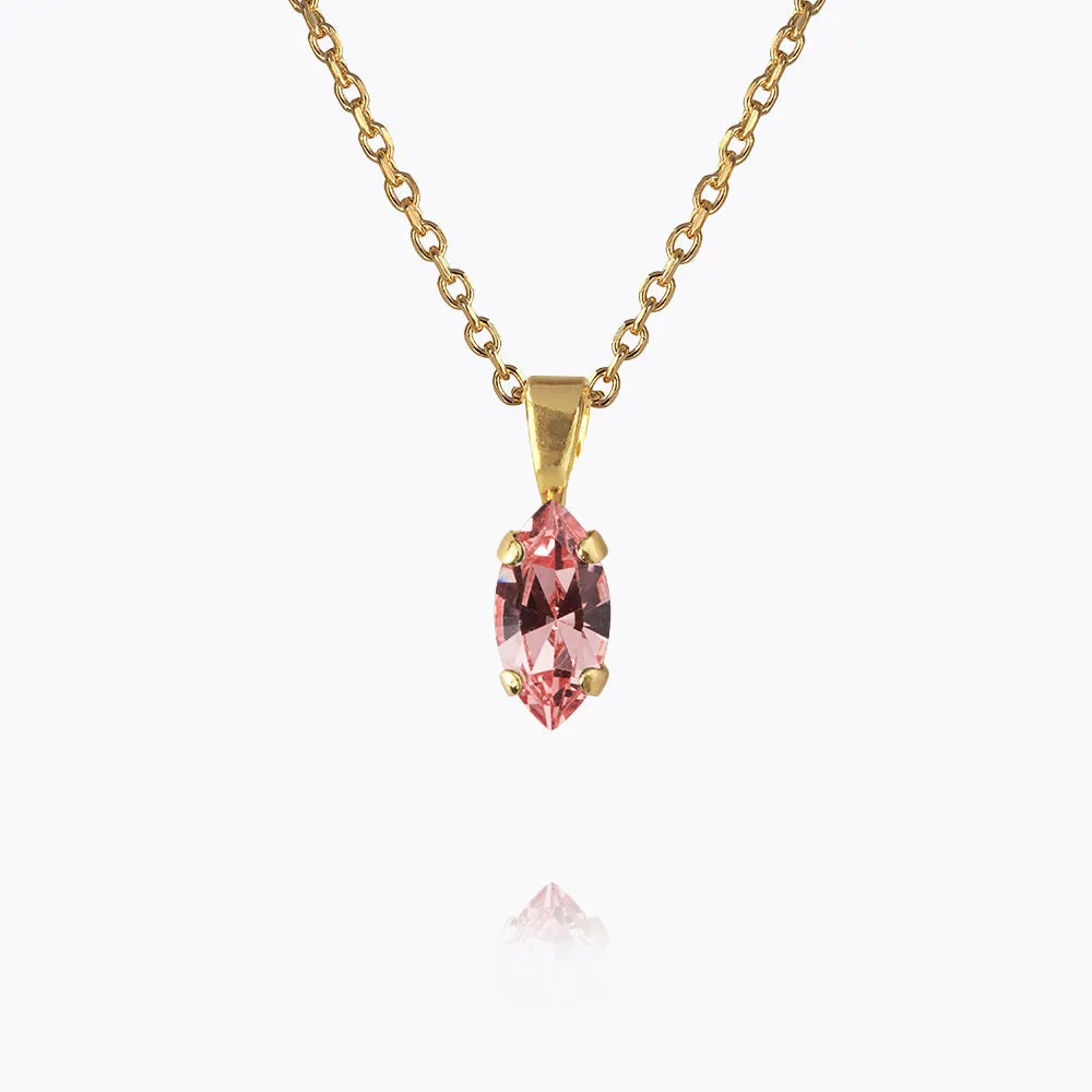 Petite Navette Necklace / Light Rose Caroline Svedbom