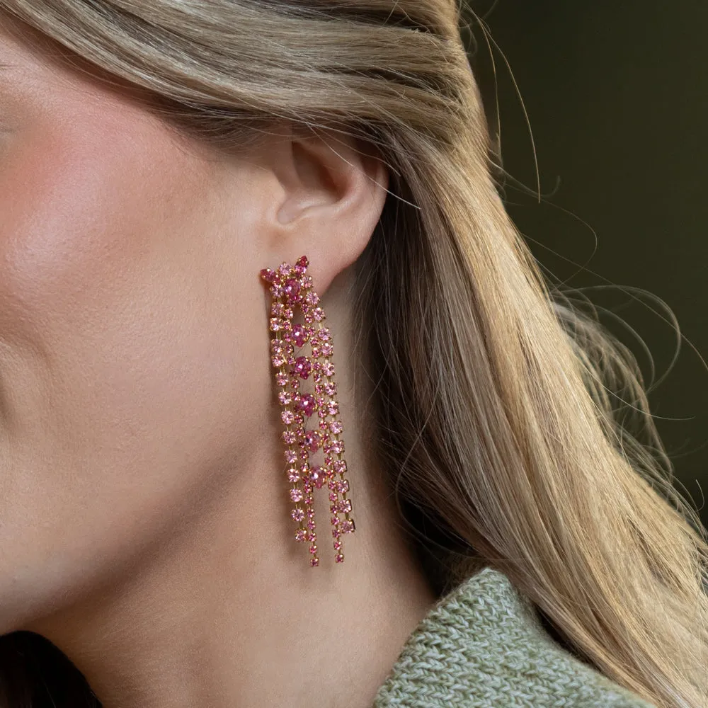 Petite Penelope Earrings / Pink Combo Caroline Svedbom