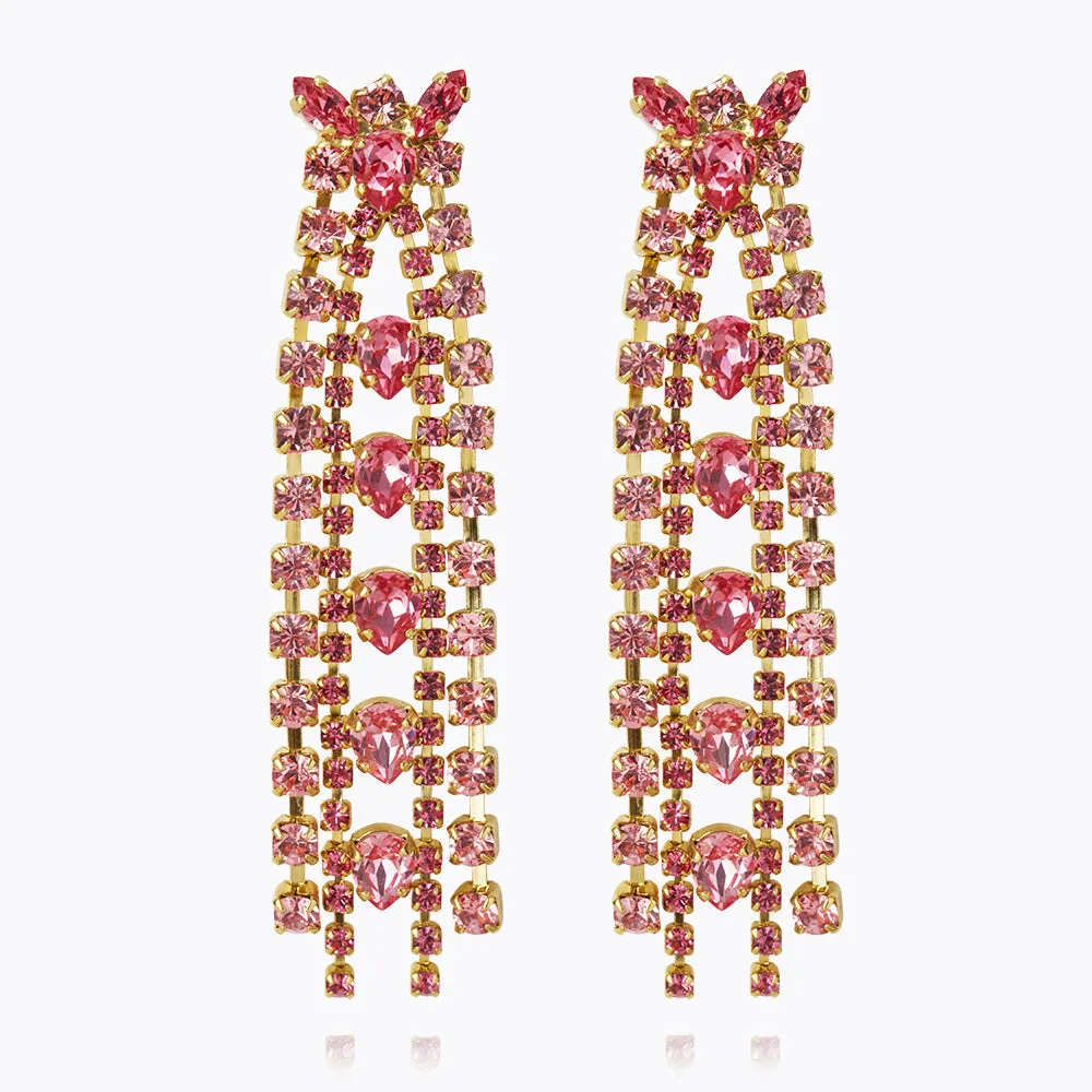 Petite Penelope Earrings / Pink Combo Caroline Svedbom