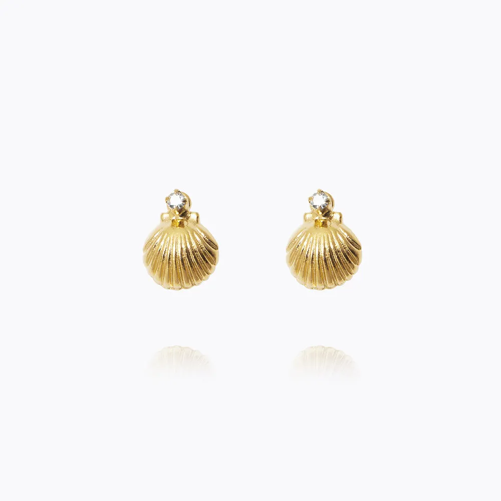 Petite Shell Earrings / Crystal Caroline Svedbom