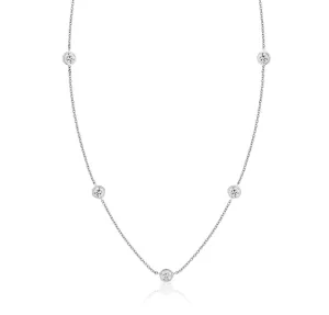 "Diamond By The Yard" Five Lab Grown Diamonds Necklace