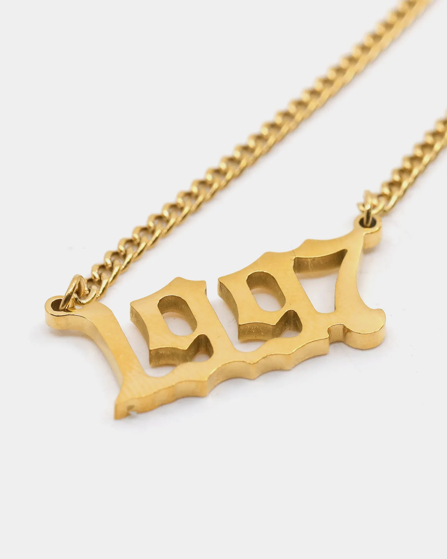 Raising Hell Women's '97 Year Necklace Gold
