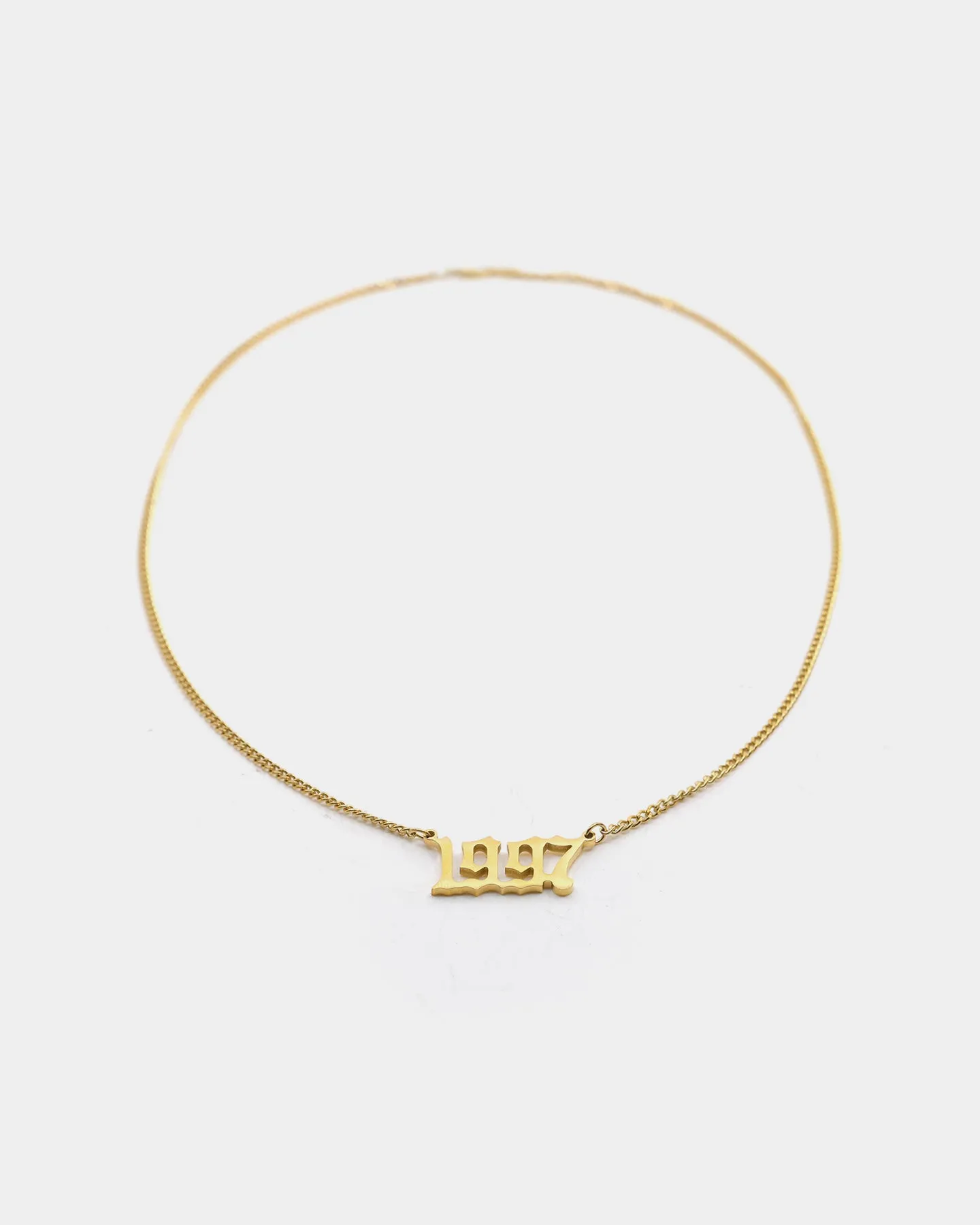 Raising Hell Women's '97 Year Necklace Gold